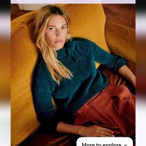 Sezane Zaria Sweater Jumper Sz S